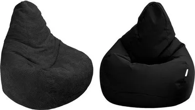 Produktbild von Ibenzoa® Gaming-Sitzsack – multifunktionaler Sitzsack mit Cordstoff-Bezug, wasserabweisendem Polyester, EPS-Perlenfüllung, 75×75×80/90 cm, für Kinder & Erwachsene