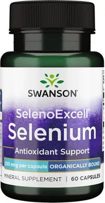 Image de SelenoExcell Selen 200 mcg 60 Kapseln Swanson Health Products