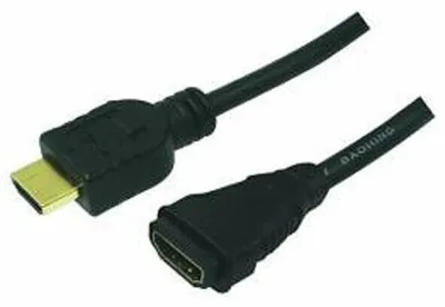 Produktbild von LogiLink High Speed with Ethernet - HDMI-Verlängerungskabel mit Ethernet