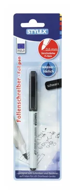 Produktbild von Folienschreiber / wasserlöslich / Schreibfarbe: schwarz