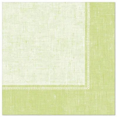 Produktbild von Papstar Servietten, hellgrün, "ROYAL Collection", 1/4-Falz, 40 x 40 cm, "Linum" 5 x 50 Stück