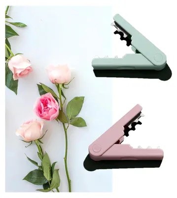 Produktbild von 2 Stück Rosendornzangen, Trimmzangen, Blumenscheren für die Rosenentlaubung, manuelle Gartengeräte