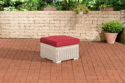 Produktbild von Hocker HLO-CP7 Rubinrot  perlweiß