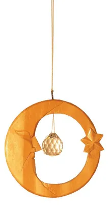 Produktbild von Kristallobjekt Mond natur 12cm