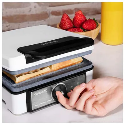 Produktbild von Cecotec Waffeleisen Gofrestone Double, 1200 W, Anti-Hafts-Beschichtung