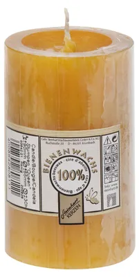 Produktbild von 100% Bienenwachs Stumpenkerze "Queen" 90 x Ø 55 mm