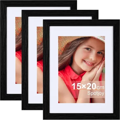 Obrázek produktu pro Spotjoy sada dřevěných rámečků 15x20 cm černá