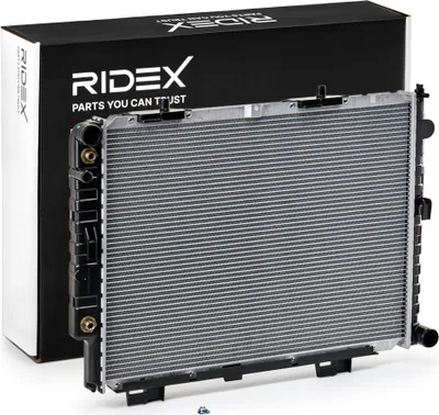 Produktbild von RIDEX 470R0458 Kühler Wasserkühler Motorkühler passend für MERCEDES-BENZ E-Klasse Limousine (W210) E-Klasse T-modell (S210) für HONDA CRX II (ED, EE)