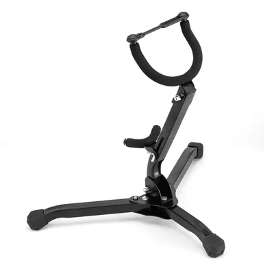 Produktbild von Solidchoice – Faltbarer Saxophonständer für Alt- und Tenorsaxophon, Schwarz