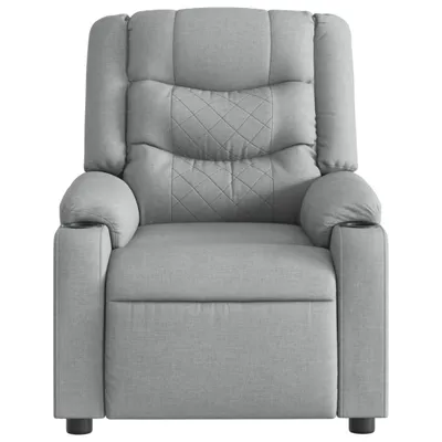 Obrázok produktu pre masážne kreslo vidaXL Light Grey Fabric