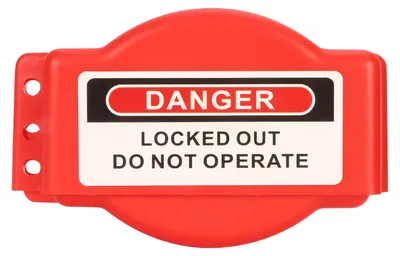Produktbild von Lockout-Tagout-Ventilschloss, 25 bis 165 mm, Energieisolierung, stoßfeste Sicherheit für Geräte