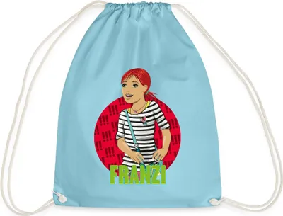 Produktbild von Spreadshirt Die Drei Ausrufezeichen Franzi Turnbeutel, One size, Aqua