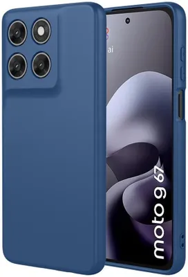 Obrázok produktu pre Puzdro pre Motorola Moto G67/G77 - Zadný kryt Phonesta Soft Silk Silikónový - Tmavomodré