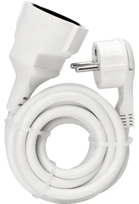 Produktbild von Kopp 143702083, 5 m, Drinnen, Typ F, Typ F, Abgewinkelt, IP20, KI-generiertes Bild