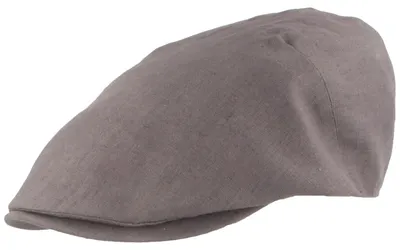 Leichte Sommer-Flatcap aus reinem Leinen von Hut-Breiter in blau