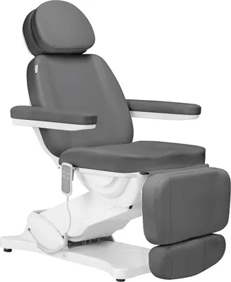 Obrázok produktu pre Elektrické kozmetické kreslo SILLON CLASSIC 3 motory sivé