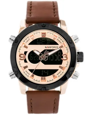 Immagine prodotto di OROLOGIO NAVIFORCE UOMO - NF9097 (zn043e) - Marrone/oro rosa