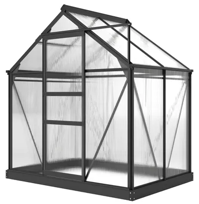 Productafbeelding van Outsunny Kas, aluminium constructie met dakraam, 190 x 132 x 201 cm
