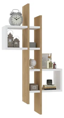 Produktbild von Cupello - Regal, 54x20x108h cm Weiß, 8 Fächer