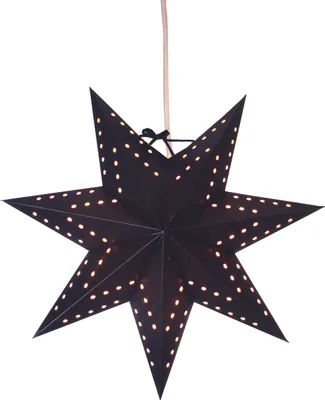 Produktbild von Best Season Papierstern "Bobo" ca. 34 cm Ø, incl. Kabel, Farbe schwarz, 236-52