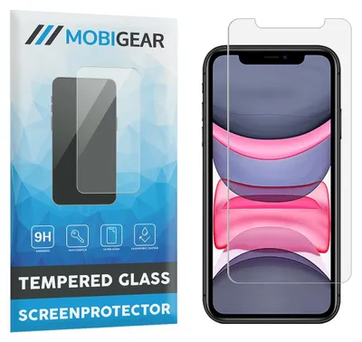Produktbild von Mobigear Schutzglas für iPhone 11 Pro Max – Gehärtetes Glas, kompatibel mit Hüllen