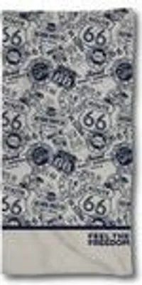 Produktbild von Route 66 Feel The Freedom Badehandtuch Strandlaken 75x150 cm