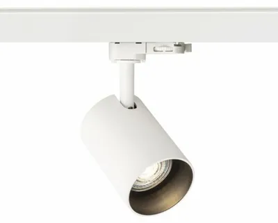 Image de CONNECTEUR pour bande à trois cercles blanc/noir 230V LED GU10 10W