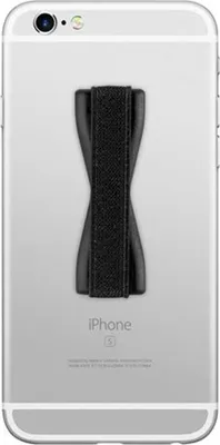 Produktbild von Cadorabo Finger-Halterung Sling Grip für Smartphone/Tablet/iPod/eReader Griff Henkel Sling Schwarz