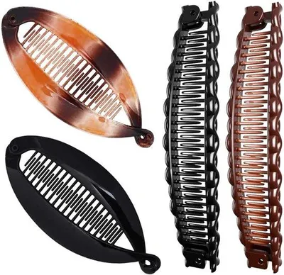 Produktbild von Haarclips für Frauen, vintage Fischaufstecker, für dickes Haar, Haarclip für Frauen