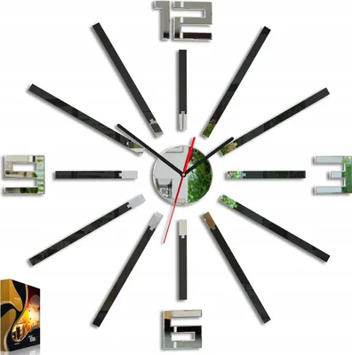 Produktbild von ModernClock, wanduhr, Uhr, Glamour 65cm, Stilvoll, Wanduhr DIY, große wanduhren