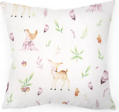 Produktbild von Amilian Dekoratives Kissen 40x40 cm Dekokissen mit Füllung, Zierkissen mit Kissenbezug, für Schlafzimmer Wohnzimmer, mit Reißverschluss