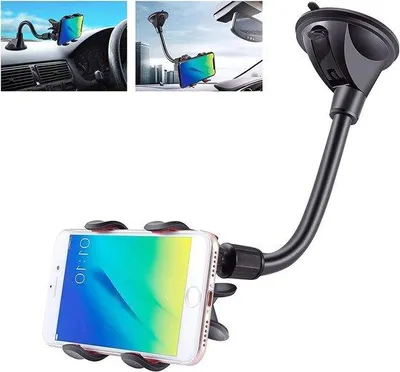 Produktbild von Drehbarer Smartphone-Halter für Auto mit Saugnapf