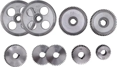 Produktbild von PAULIMOT Metall-Wechselrad-Satz passend für SIEG C2 und SC2, 9-teilig