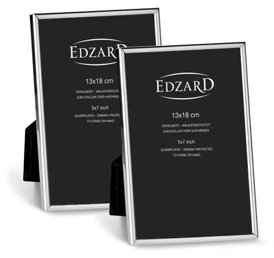 Produktbild von EDZARD Fotorahmen 2er Set Genua 13x18 cm