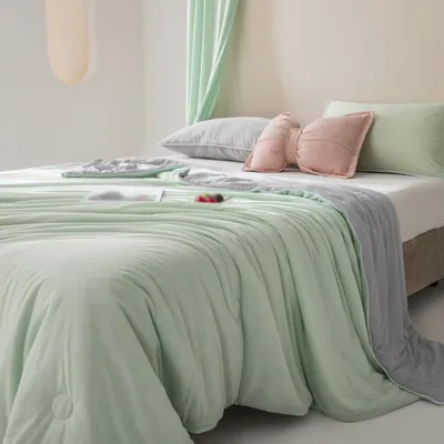 Immagine prodotto di Coperta leggera, realizzata in microfibra confortevole, dimensioni 180 x 200 cm, ideale per la primavera e l'autunno