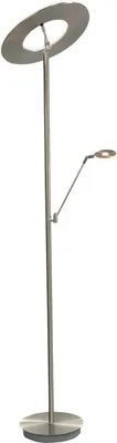 Produktbild von LED-Fluter - H 180 cm - Chromfarben - Nickelfarben - Metall - dimmbar