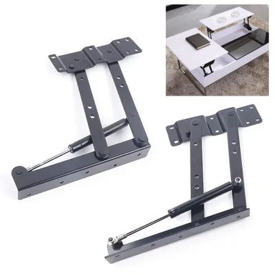 Obrázek produktu pro 1 pár skládacích skládacích nohou Konferenční stolek Zvedací rám Stolní mechanismus Montážní závěs Rám Závěs Rack Bracket (černý)