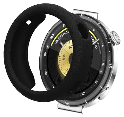 Produktbild von kwmobile Schutzhülle kompatibel mit Huawei Watch GT6 41mm Hülle - Fitness Tracker Case aus TPU - Soft Smartwatch Case Schwarz