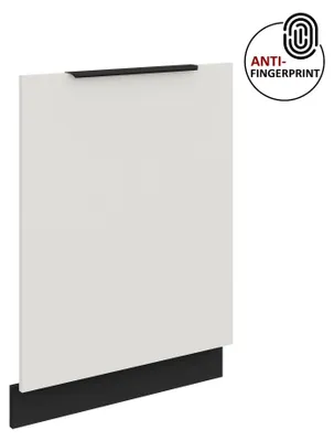 Produktbild von Frontblende für vollintegrierten Geschirrspüler 60 cm ARIA Weiss ultra matt + Schwarz matt, hochwertige Fronten mit Anti Fingerprint Beschichtung Küchenzeile Küchenblock