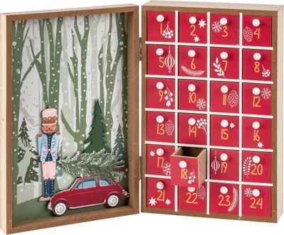 Obrázek produktu pro LIVARNO - Dřevěný adventní kalendář - Možnost individuálního plnění.