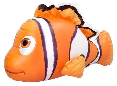 Produktbild von Boland Aufblasbarer Clownfisch, Schwimmtier für den Pool und den Strand, ca. 53 cm