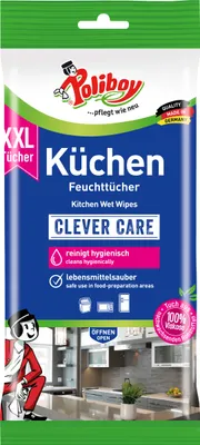 Produktbild von Poliboy Reinigungstücher Küche XXL - Inhalt 24 Stück, Reinigung Pflege