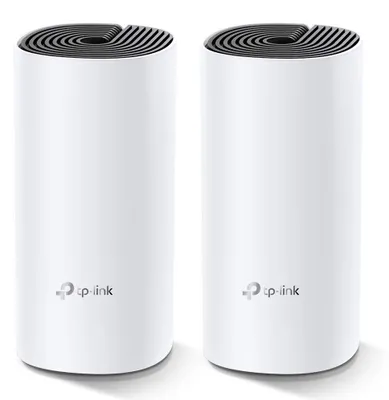 Imagen del producto de Kit de red Wi-Fi Mesh TP-Link Deco M4 (paquete de 2 unidades), router y repetidor de doble banda AC1200, 2 unidades