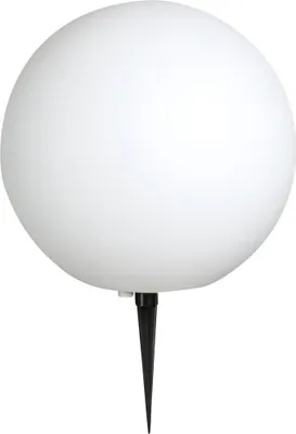 Produktbild von LED Kugelleuchte, Erdspieß, weiß, 40 cm