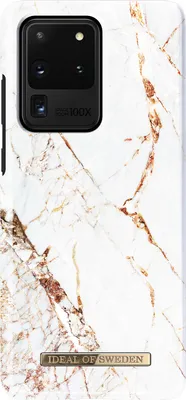 Produktbild von iDeal of Sweden Carrara Gold Fashion Back Case Samsung Galaxy S20 Ultra