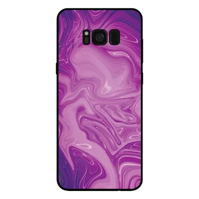 Produktbild von Smartphonica Telefon Fall für Samsung Galaxy S8 Plus mit Marmor Druck - TPU zurück Abdeckung Fall Marmor Design - Lila