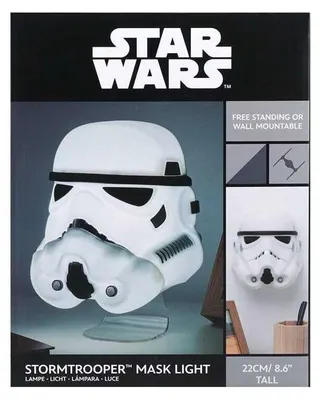 Produktbild von Paladone Stormtrooper Maskenlampe 19 Cm Weiß Weiß One Size