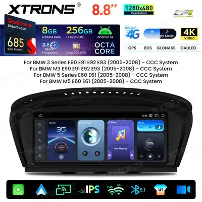 Produktbild von Xtrons QWBX8460CC Android Autoradio BMW 3er/5er/M3/M5 CCC-System 8/256GB