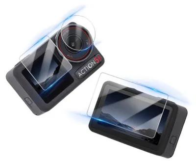 Imagen del producto de DJI Action 5 Pro: Protector de pantalla y lente de vidrio (1 juego)