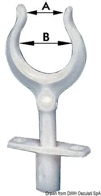 Immagine prodotto di Scalmo in nylon 15x34 mm, 1 pezzo